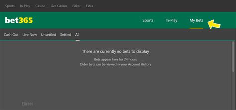 Bet365 My Bets Disappeared .